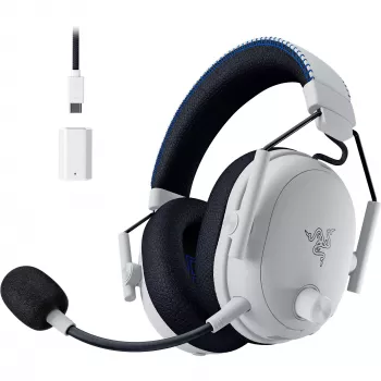 Ausinės Razer BlackShark V3 Pro belaidės, laidinės, Bluetooth, baltos