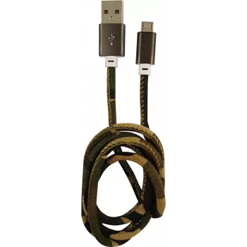 LC-Power USB laidas Miško kamufliažas 1m USB-A į Micro-USB (LC-C-USB-MICRO-1M-5)