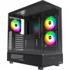 Montech XR Midi-Tower, grūdintas stiklas - juoda