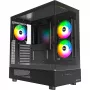 Montech XR Midi-Tower, grūdintas stiklas - juoda