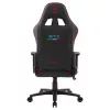 ONEX STC Alcantara L Series biuro/kompiuterinė kėdė su porankiais, AirSuede, juoda/raudona