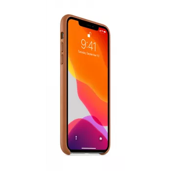 Apple dėklas telefonui – odinis – Saddle Brown – iPhone 11 Pro (MWYD2ZM/A)