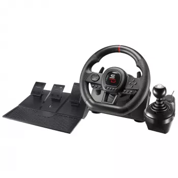 Vairas + Pedalai + Svirtis Subsonic SA5658 Juoda USB, skirta PlayStation 4 Xbox One