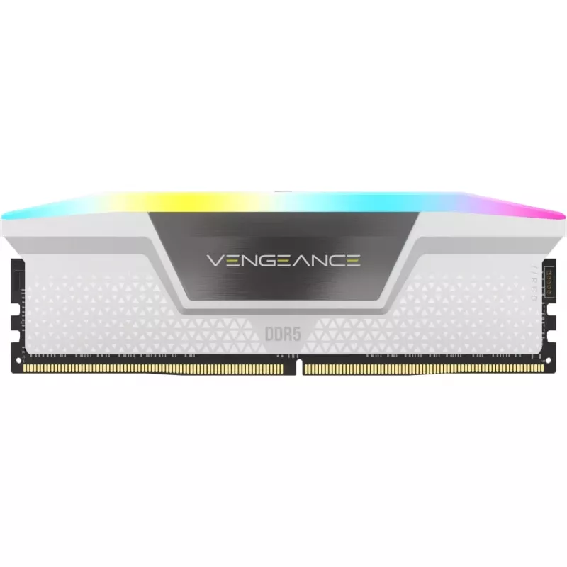DIMM 64 GB DDR5-6000 2x 32 GB dual kit white CMH64GX5M2B6000C30W Vengeance RGB INTEL XMP