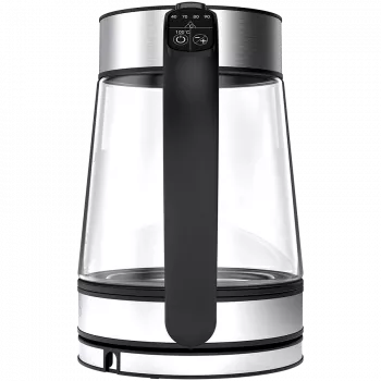 AENO EK1S išmanusis elektrinis virdulys 1,7 L 2200 W juodas, sidabrinis, permatomas