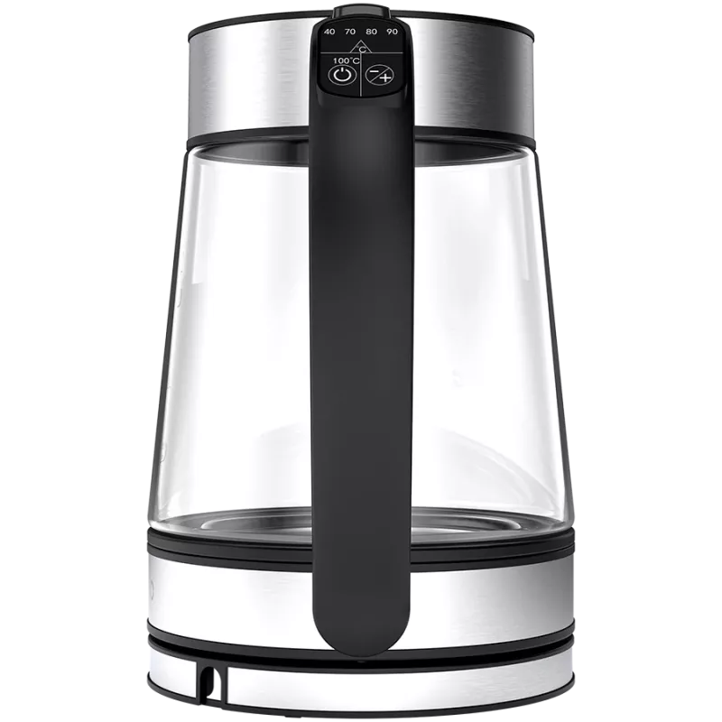 AENO EK1S išmanusis elektrinis virdulys 1,7 L 2200 W juodas, sidabrinis, permatomas