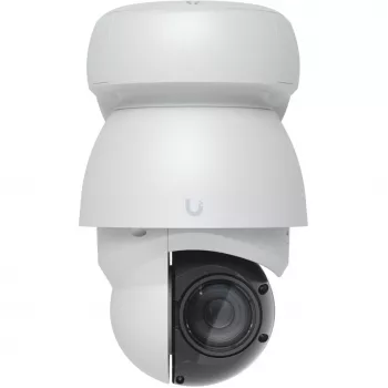 IP apsaugos kamera UBIQUITI UVC-AI-PTZ-W – AI PTZ pramoninė sferinė 3864×2160, 22× optinis priartinimas, 360° sukimasis, laidinė, Siena/Stulpas/Stalas, balta