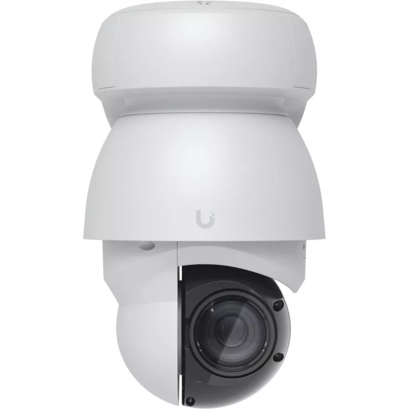 IP apsaugos kamera UBIQUITI UVC-AI-PTZ-W – AI PTZ pramoninė sferinė 3864×2160, 22× optinis priartinimas, 360° sukimasis, laidinė, Siena/Stulpas/Stalas, balta