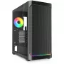 Korpusas PC Sharkoon AK4W RGB Strip Midi Tower Juodas