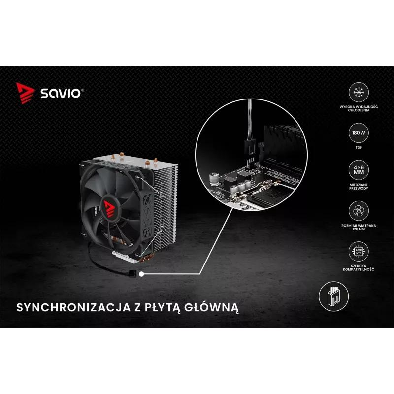 SAVIO VORTEX X2 procesoriaus aušintuvas