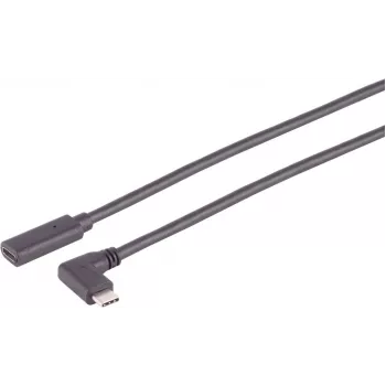 USB-C laidas S/CONN 13-54035 USB 3.2 Gen 2x2 2 m pilkas