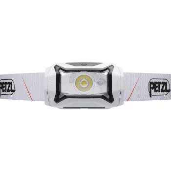 Priekinė lemputė Petzl TIKKA CORE 450 lm balta – Įkraunamas priekinis žibintas, kompaktiškas apšvietimas be rankų