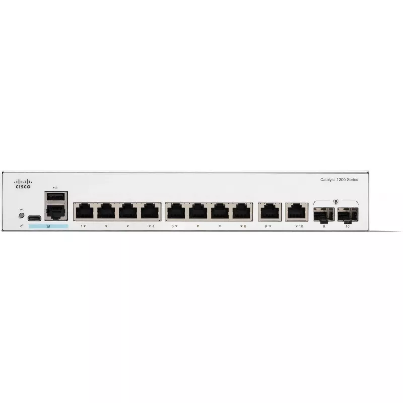 Valdomas jungiklis Cisco Catalyst 1200-8T-E-2G 8 prievadų GE 20 Gbit/s
