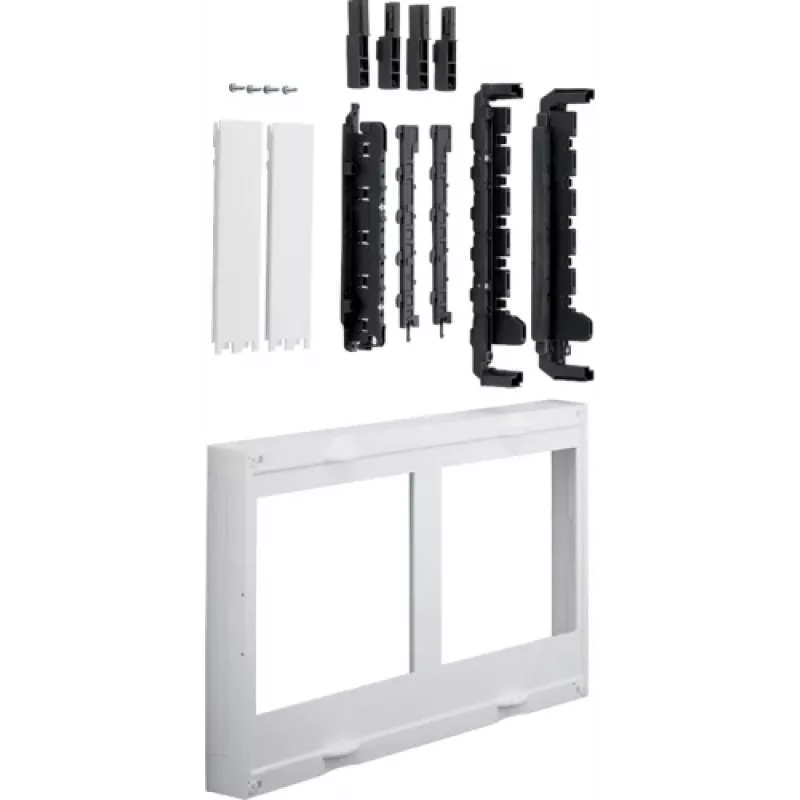 Hager UE22A4B. Produktfarbe: Schwarz, Weiß, Material: Kunststoff, Anzahl enthaltener Produkte: 1 Stück(e). Breite: 500 mm, Tiefe: 125 mm, Höhe: 300 mm