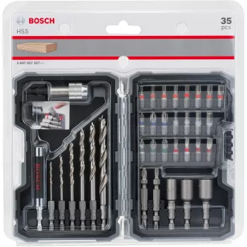Antgalių rinkinys Bosch 2 607 017 327 35 vnt
