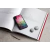 Dėklas telefonui iKins iPhone XR — vandens gėlių raštas, juodas
