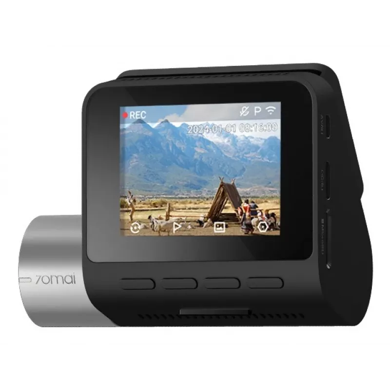 Vaizdo registratorius 70mai A510 Full HD 2560×1944 140° Wi‑Fi Bluetooth GPS 2 colių IPS ekranas USB, 500 mAh