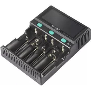 VOLTCRAFT IPC-4 Įkroviklis apvalioms baterijoms LiIon, LiFePO, NiMH, NiCd, LiFePO4, AA, AAA, AAAA, C, Sub-C, D, 32650, 26650 (VC-14297085)