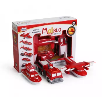 Konstrukcinis rinkinys Popular Playthings Mix or Match Vehicles Fire and Rescue