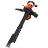 Priekinės kuprinės pūstuvas Black & Decker BEBLV301-QS — 3000 W, oro greitis 206–404 km/h, 72 L maišas, 6 kg