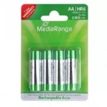 MediaRange MRBAT121 įkraunamos baterijos 4 vnt., 2100 mAh, 1,2 V