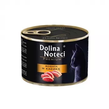 Šlapias kačių maistas Dolina Noteci DOLINA NOTECI Premium – Antis, 185 g, suaugusioms katėms, be glitimo ir sojos