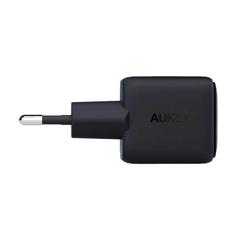 Sieninis įkroviklis Aukey PA-B1L USB-C 30W Juodas