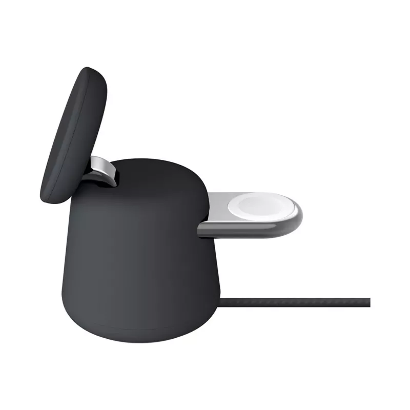 Belaidis įkroviklis Belkin WIZ027VFH36 2‑in‑1 magnetinis Qi2 15W, skirtas iPhone ir Apple Watch