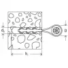 Kabelio spaustukas Fischer 58155