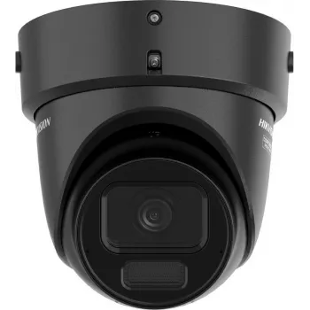 IP kameros kupolas Hikvision DS-2CD2H46G2H-IZSY(2.8-12mm)eFBLACK — varifokalinis 2,8–12 mm objektyvas, atsparus vandalams, lauko