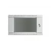 Lanberg sieninis montažinis spintos stovas 19'' 6U 600x600mm pilkas (stiklinės durys)