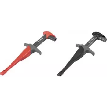 VOLTCRAFT saugos-Grabber kištukų rinkinys 4 mm CAT III 1000 V, CAT IV 600 V juoda/raudona MSK-115 (VC-8308585)