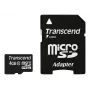 Flash atmintis Transcend 4GB MicroSDHC Class 10 su adapteriu