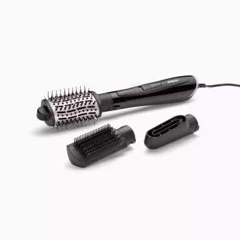 Karšto oro šepetys BABYLISS Style Smooth 1000 Airflow AS128E, 1000 W, juodas, 3 antgaliai, jonų technologija, reguliuojamas termostatas