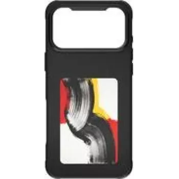 4smarts E-Ink dėklas su NFC ekranu iPhone 17 Pro Max, Qi2 - juodas (541789)