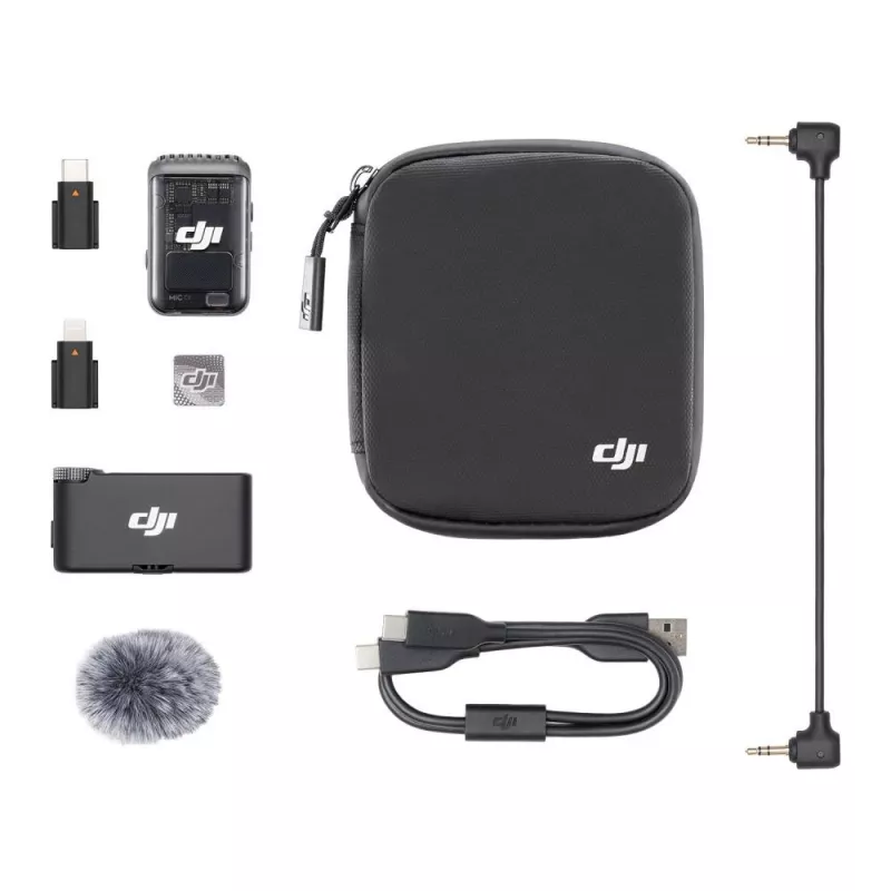 Belaidis mikrofonų rinkinys DJI Mic 2 juodas