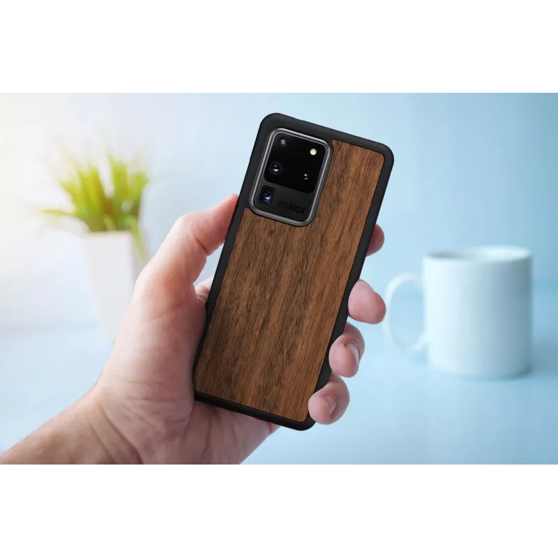Apsauginis dėklas Man and Wood Samsung Galaxy S20 Ultra – Black Koala