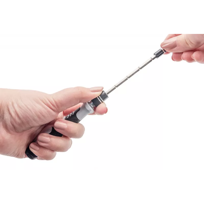 Atsuktuvų rinkinys preciziniams darbams Digitus 115 dalių, 98 antgaliai Security Torx Hex Phillips