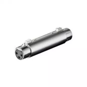 Wentronic XLR 009 adapteris, 3 kontaktų XLR lizdas–lizdas (27459)