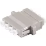 Skaidulinės optikos adapteris S/CONN 07-60044 LC, daugiamodis, smėlio spalvos, 1 vnt.