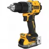 Gręžtuvas su pistoleto rankena DeWALT DCD805E2T-QW, 18V Li-Ion 1.7Ah x2, bešepetėlis, 2000 RPM, 90 Nm, 13 mm griebtuvas