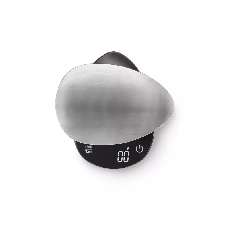 Virtuvinės svarstyklės Caso FinoCompact 03201 – 0,5 kg, 1 g, LED ekranas, nerūdijantis plienas/juoda