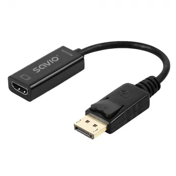 Adapteris Savio DisplayPort (M) v1.2 - HDMI A (F) v1.4, 4K, AK-62