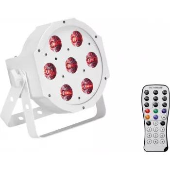 LED grindinė lempa EUROLITE SLS-7 HCL White – LED toršeras su HCL funkcija, baltas