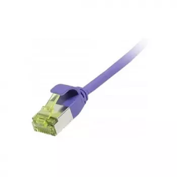 Patch laidas RJ45, CAT6A 500MHz, 7,5 m, alyvinė, U/FTP, plonas apvalus d=3,8 mm, TPE/LSZH (Superflex), AWG32, su Cat.7 žaliava, Synergy 21 (S217398V3)