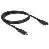 USB laidas DeLOCK 85533 USB 3.2 Gen 1 1 m USB-C juodas