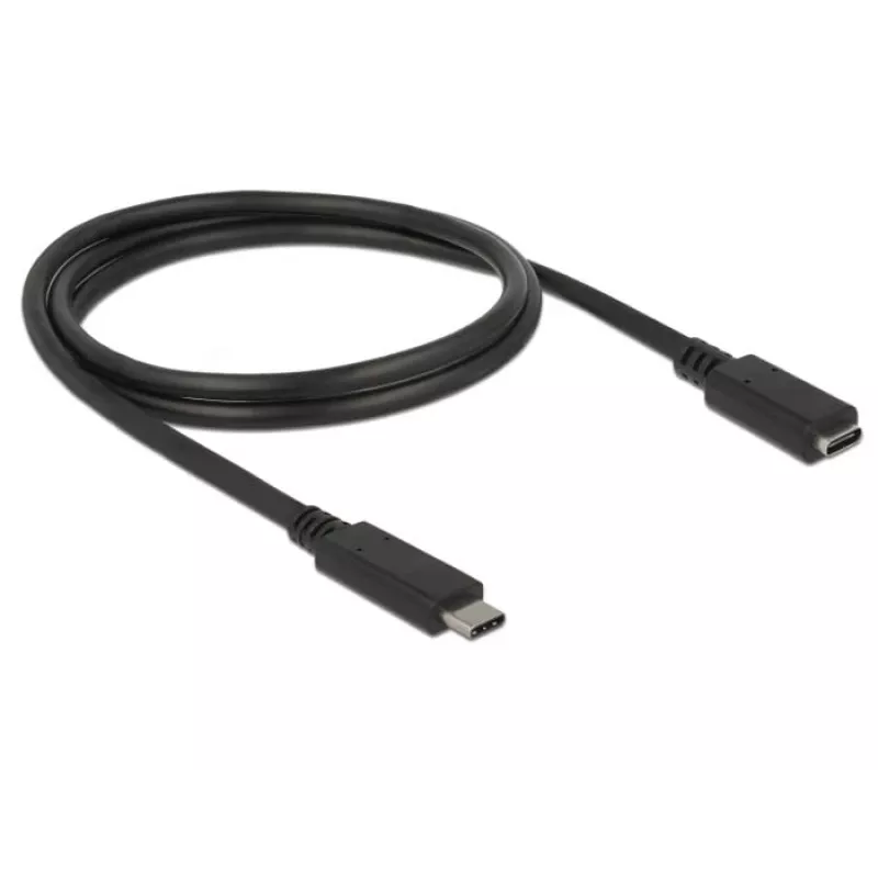 USB laidas DeLOCK 85533 USB 3.2 Gen 1 1 m USB-C juodas