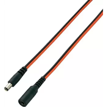 VOLTCRAFT žemos įtampos ilginimo kabelis, kištukas – lizdas, 5,5 mm / 2,5 mm, 3,00 m