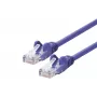 LOGON TCU55U075P tinklo kabelis Cat5e U/UTP (UTP) violetinis 7,5 m RJ-45 auksuoti kontaktai