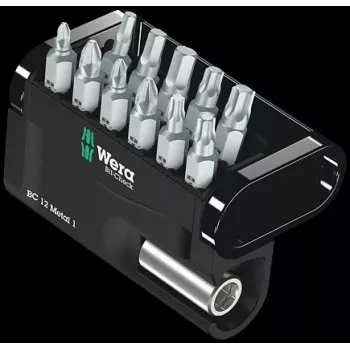 Wera BC 12 Metal 1 atsuktuvų antgalis 12 vnt.